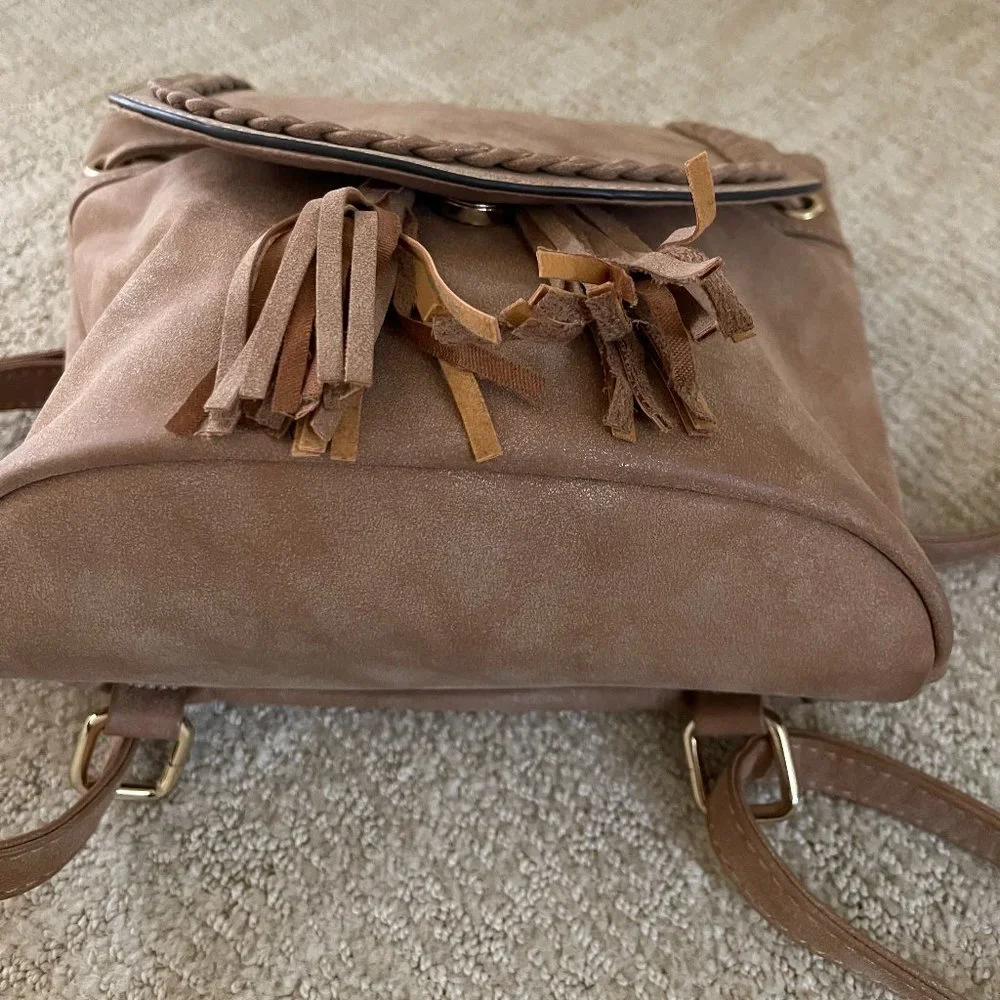 Call It Spring Faux Suede Mini Backpack - Picture 7 of 11
